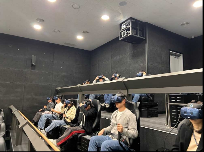 ▲  첨단 기술을 활용한 안전보건 특화 훈련ⓒ여수시도시관리공단