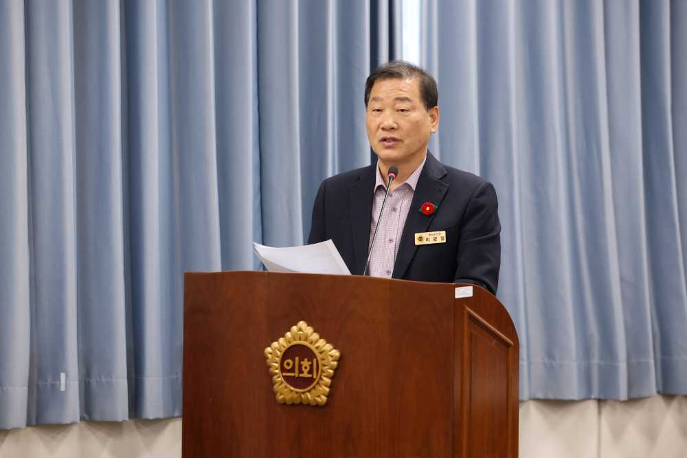 ▲ 이광일 의원 안전한 전기자동차 이용 환경 조성 위한 기반 마련ⓒ전라남도의회