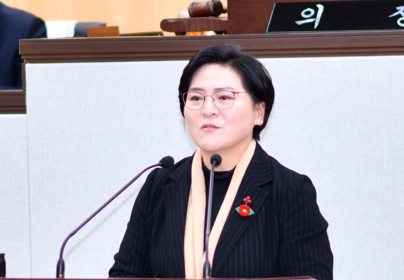 ▲ 박성미 의원 ⓒ여수시의회