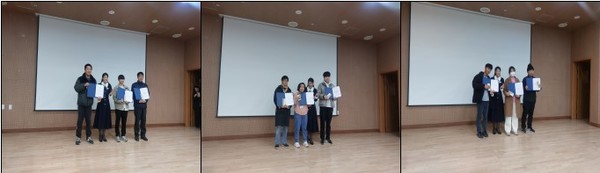 ▲ 2024 전라남도 동부권 장애인 IT 경진대회 문서작성/스마트폰 검색 부문 수상자와 기념사진 촬영