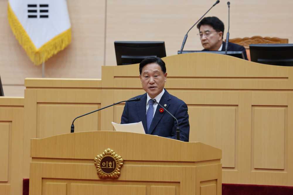 ▲강문성 기획행정위원장 .ⓒ전남도의회