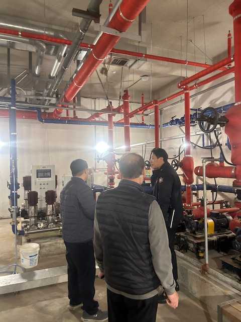 ▲ 소방 점검 모습 ⓒ여수소방서