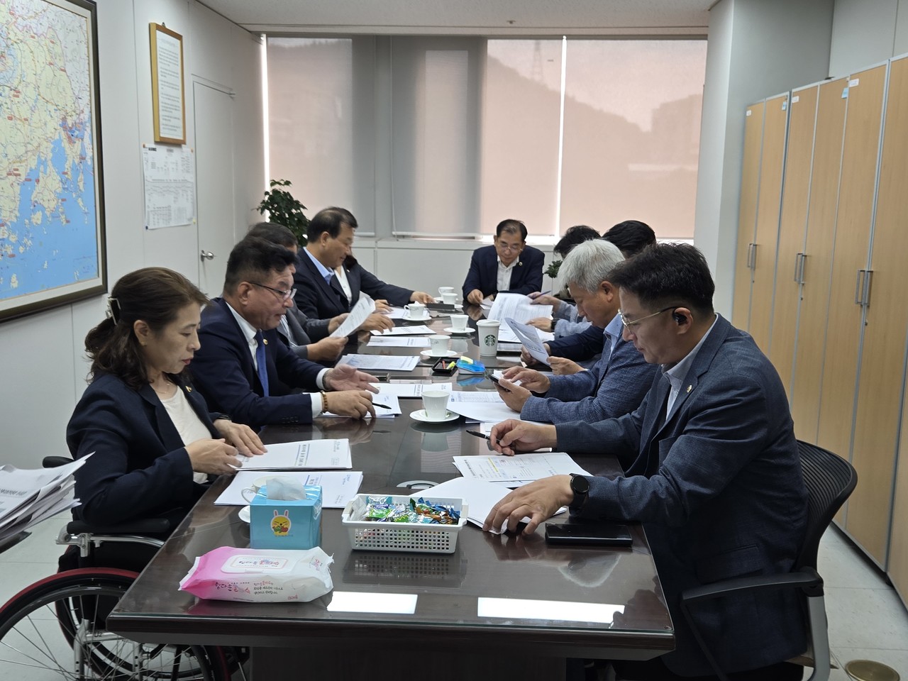 ▲ 12일 상임위 간담회 ⓒ전라남도의회