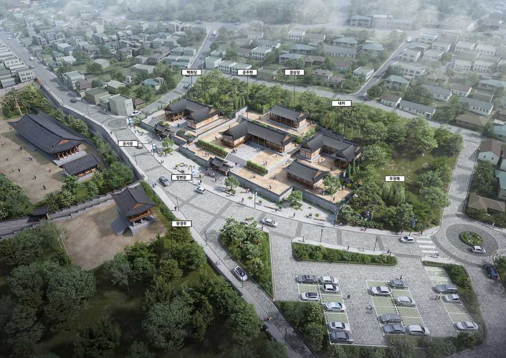 ▲ 전라좌수영 동헌 일원 복원사업 조감도.ⓒ여수시