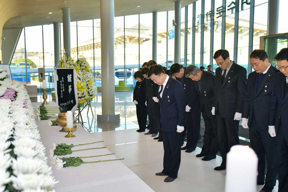 ▲ 여수시, 제주항공 여객기 사고 희생자 합동분향소 ⓒ여수시
