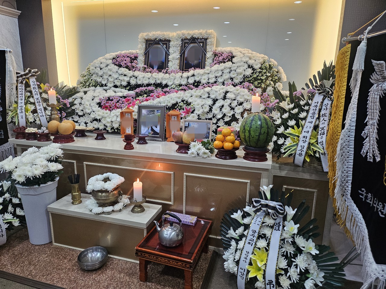 ▲5일 여수의 한 장례식장에서 제주항공 참사 희생자 장례절차가 진행되고 있다. ⓒ독자 제공