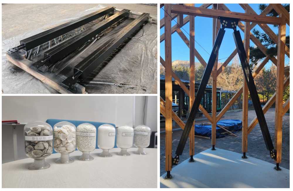 ▲탄소중립 체험 공간에 적용된 친환경 요소기술들 ⓒ전남대학교