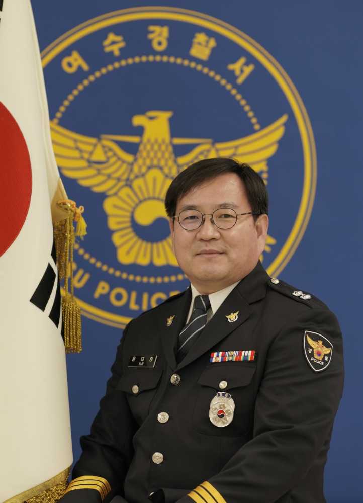 ▲ 여수경찰서 윤대중 경감.ⓒ여수경찰서
