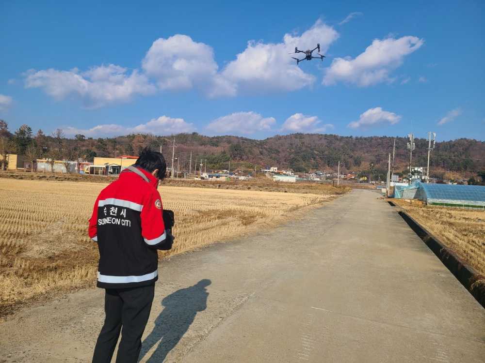 ▲ 산불드론감시단 ⓒ순천시