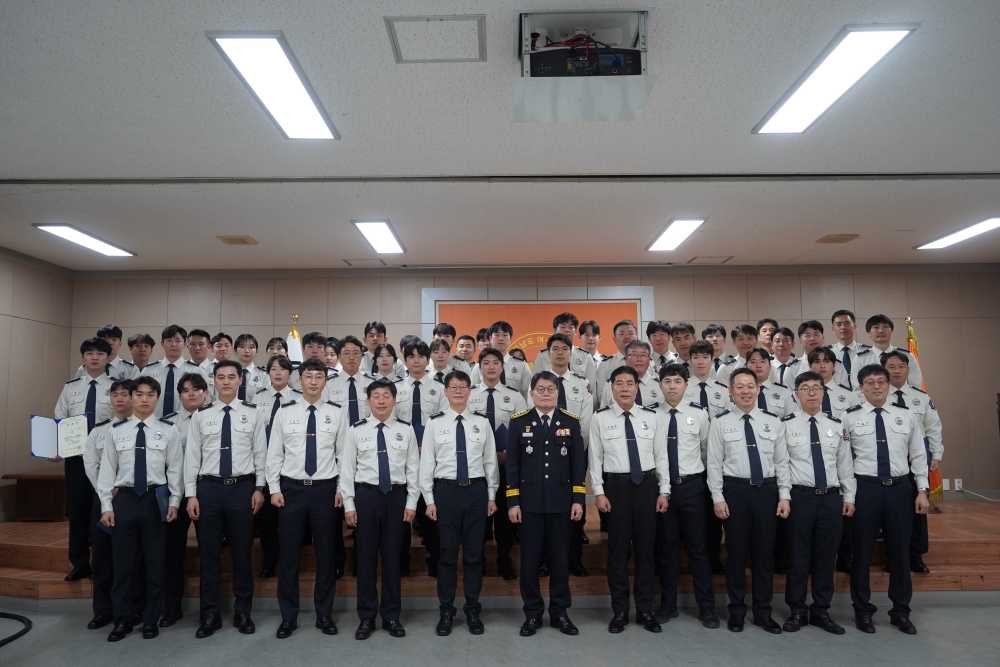 ▲ 임용장수여식.ⓒ여수소방서