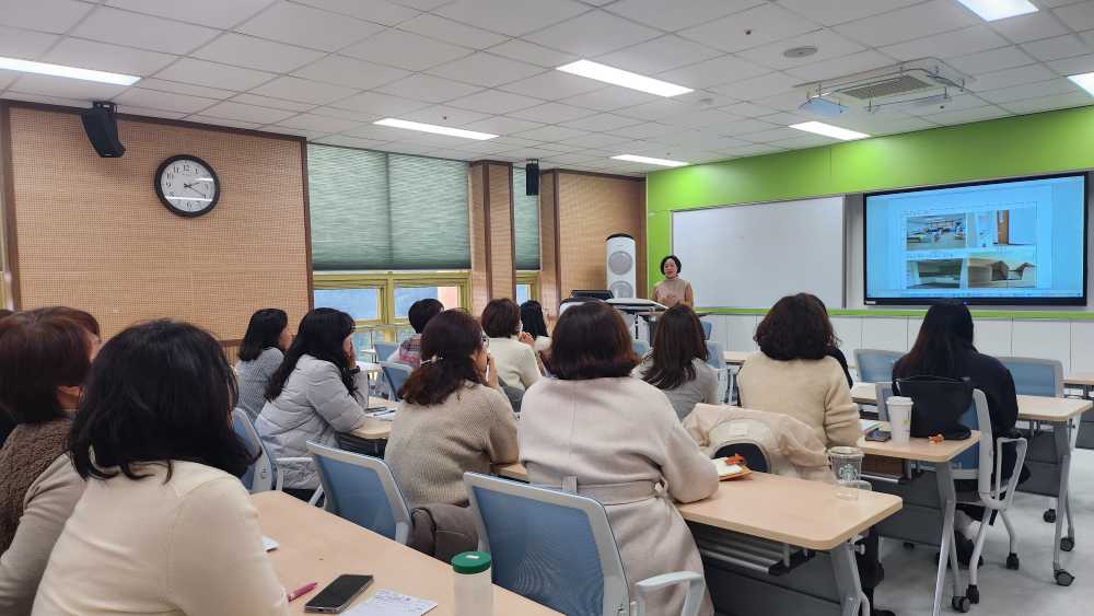 ▲ 22일 전라남도교육청유아교육진흥원에서 보건교사 연찬회가 진행되고 있다. ⓒ전라남도교육청