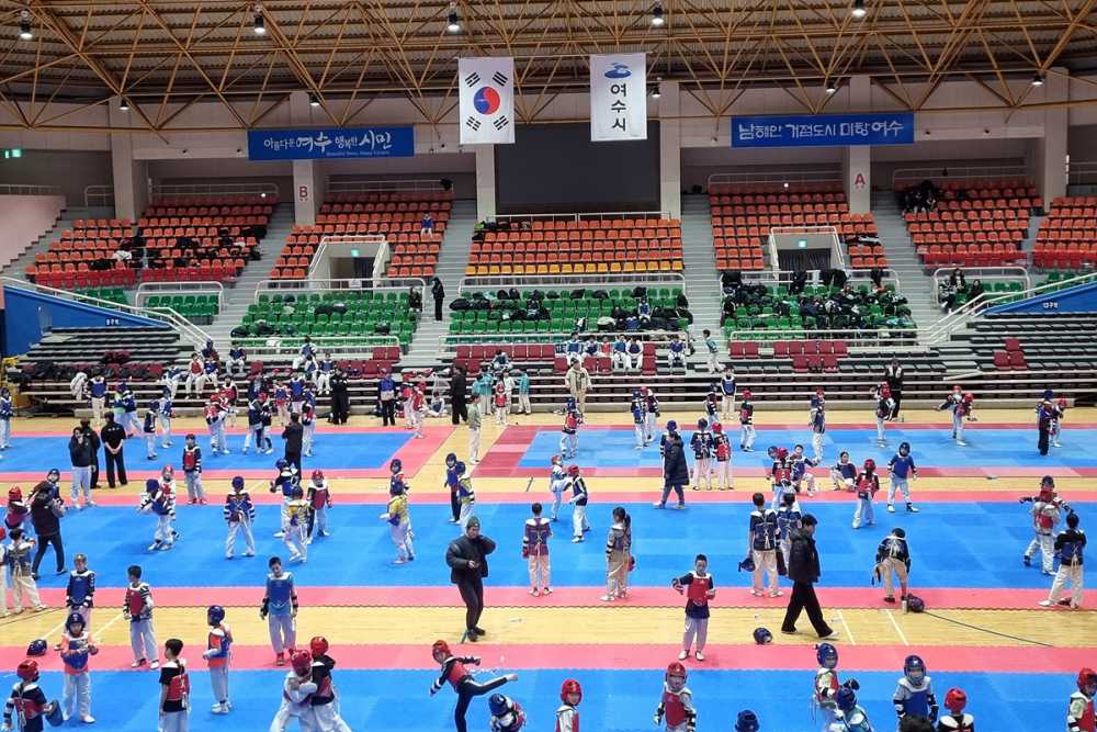 ▲ 2025 전국 우수학교 초청 스토브리그 태권도 대회ⓒ여수시