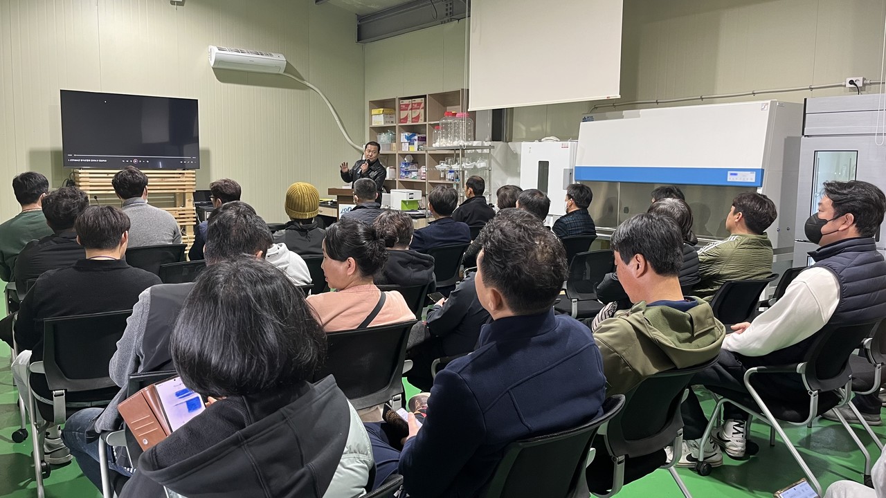 ▲수산업경영인 교육-특성화 품종 전문 기술교육 ⓒ전라남도