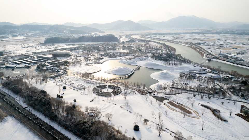 ▲ 순백의 순천만 국가정원.ⓒ순천시