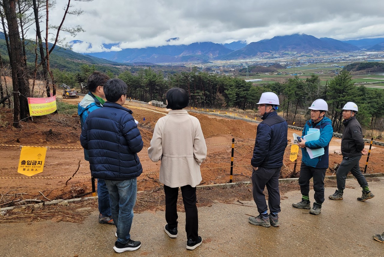 ▲해빙기 재난취약시설 안전점검 ⓒ전라남도