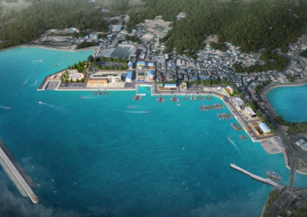 ▲ ‘회진항 정비공사’ 조감도 ⓒ여수지방해양수산청