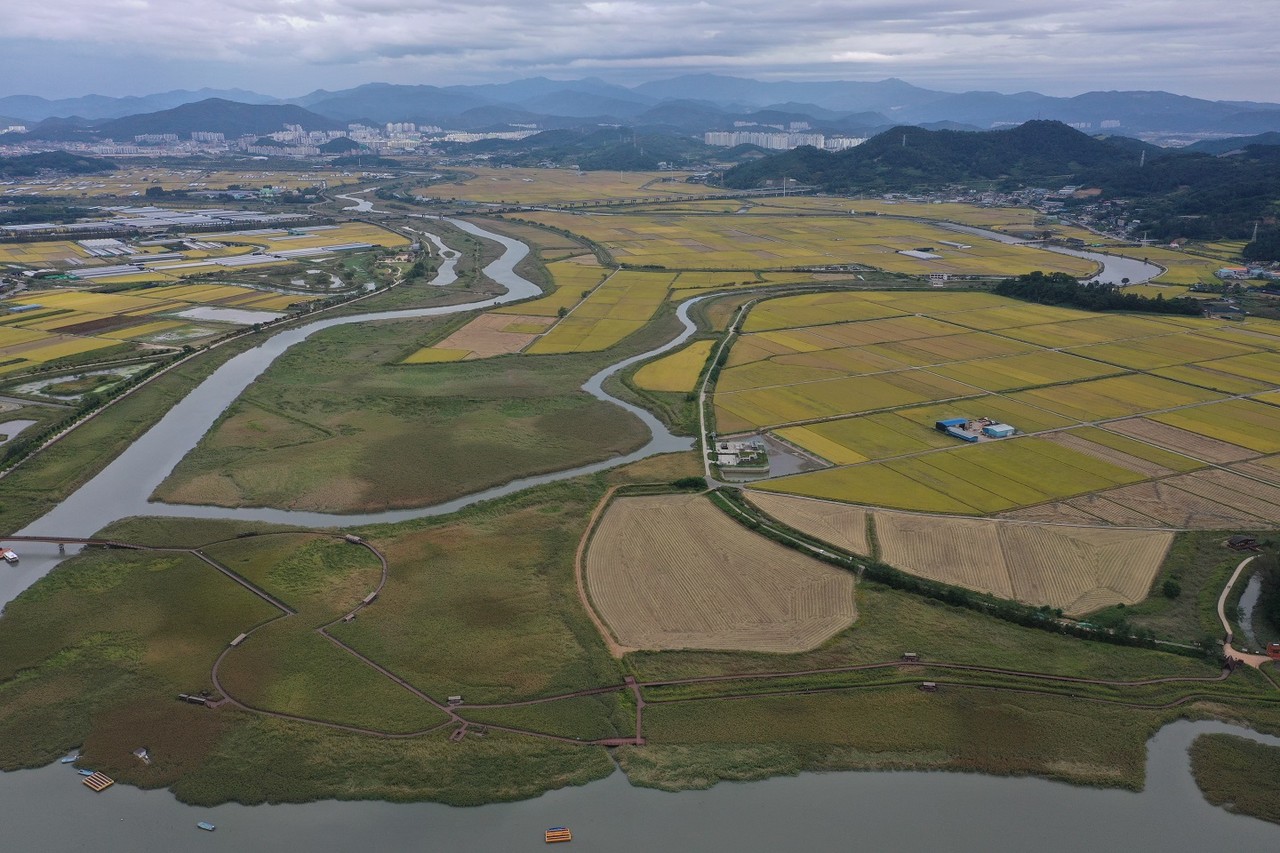 ▲ 동천하구 전경 ⓒ순천시