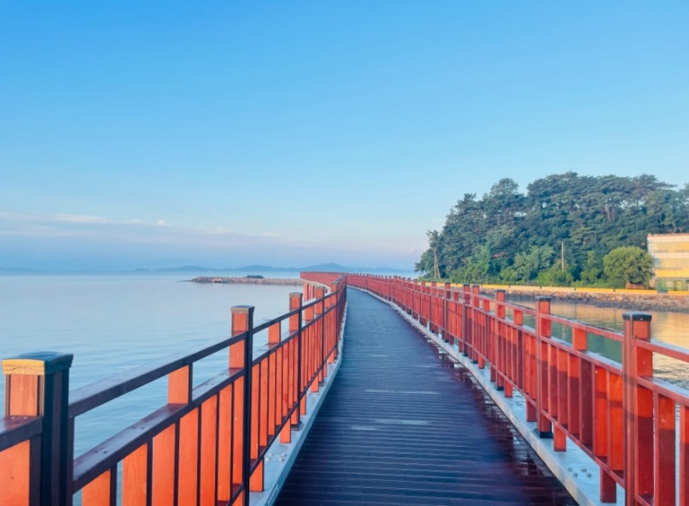 ▲화포해변 데크길 ⓒ순천시