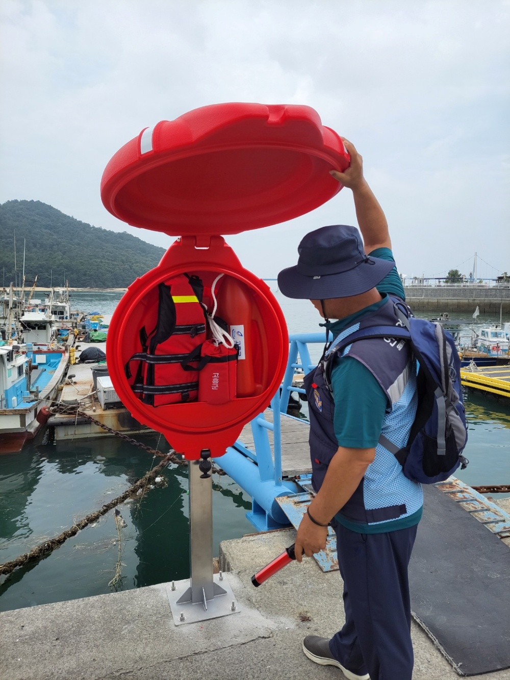 ▲연안안전지킴이 활동하는 모습 ⓒ여수해양경찰서