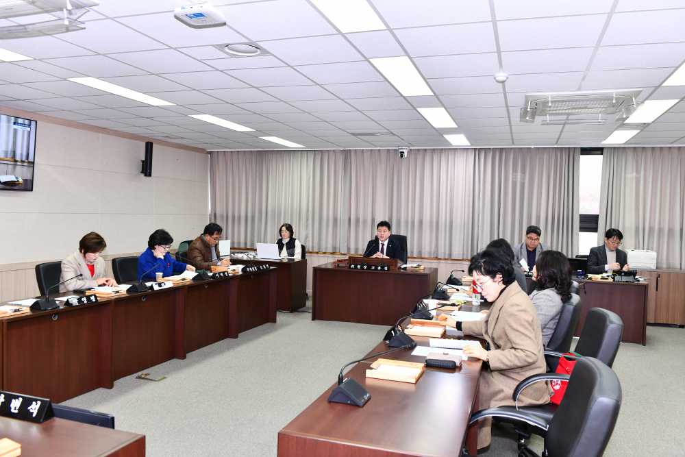 ▲올해 6개 의원연구단체 활동계획 승인 정책연구 본격화 ⓒ여수시의회