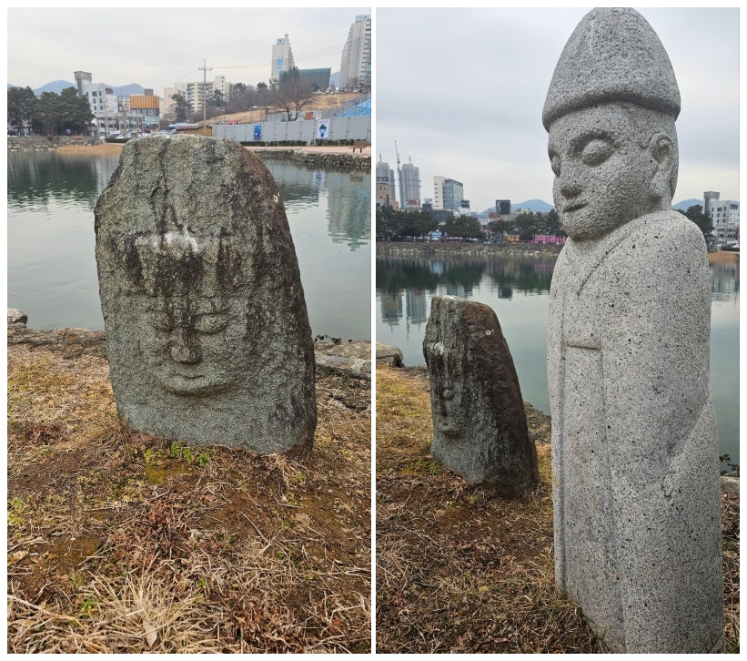 ▲ 선소를 왜구로부터 지켜내고자 기원하며 세운 돌벅수 ⓒ황수연