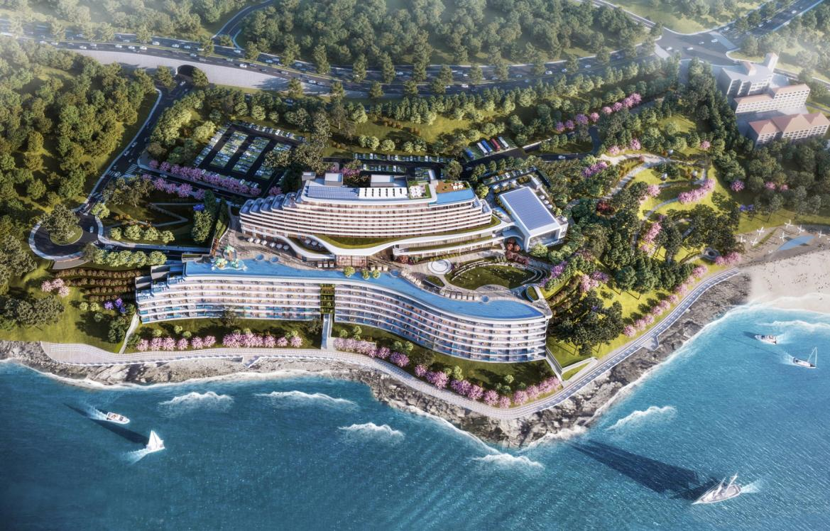 ▲ 여수 화양지구 힐앤테라스 조감도 ⓒ광양만권경제자유구역청