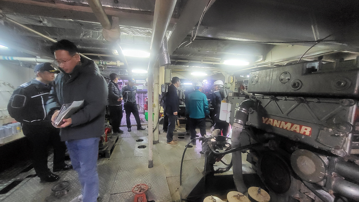 ▲여수시, 여객선 특별 안전 점검 실시 ⓒ여수시