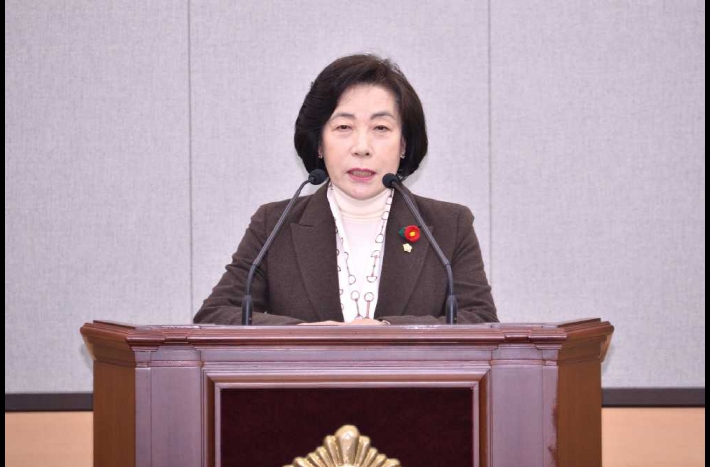 ▲진명숙 의원 ⓒ여수시의회