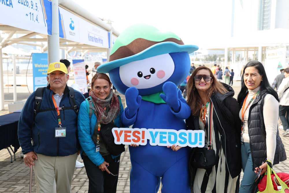 ▲2026여수세계섬박람회 마스코트 다섬이 큰 인기 ⓒ2026여수세계섬박람회 조직위원회 ⓒ