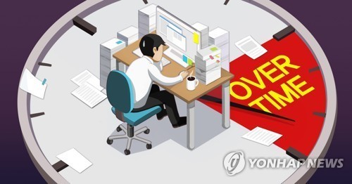 ▲ 초과 근무[정연주 제작] 일러스트