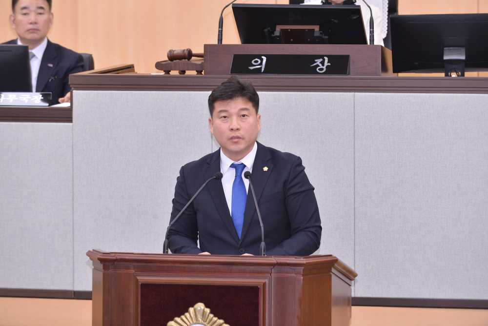 ▲고용진의원 ⓒ여수시의회