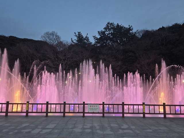 ▲오동도 음악분수 ⓒ여수시