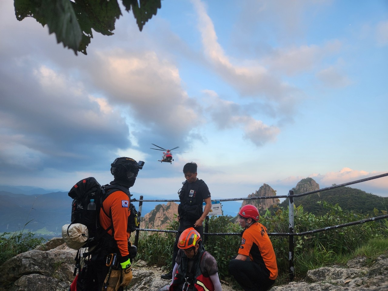 ▲산악구조  ⓒ전남소방본부