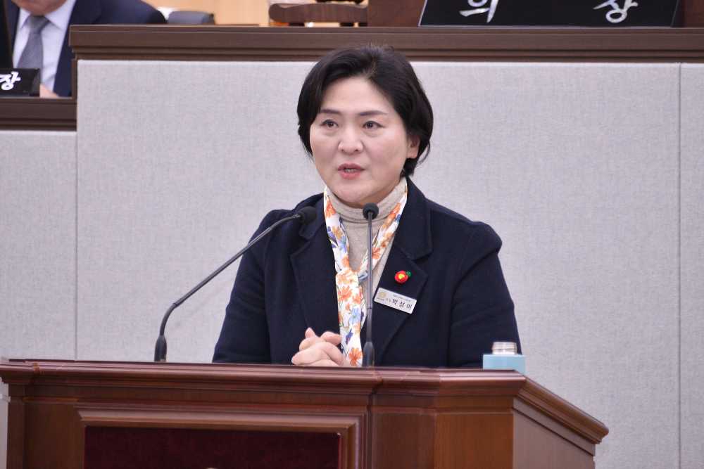 ▲박성미 의원 ⓒ여수시의회