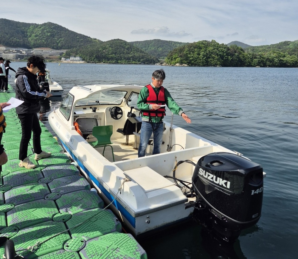 ▲2024 여수 마린스쿨 모터보트 실습 ⓒ여수시