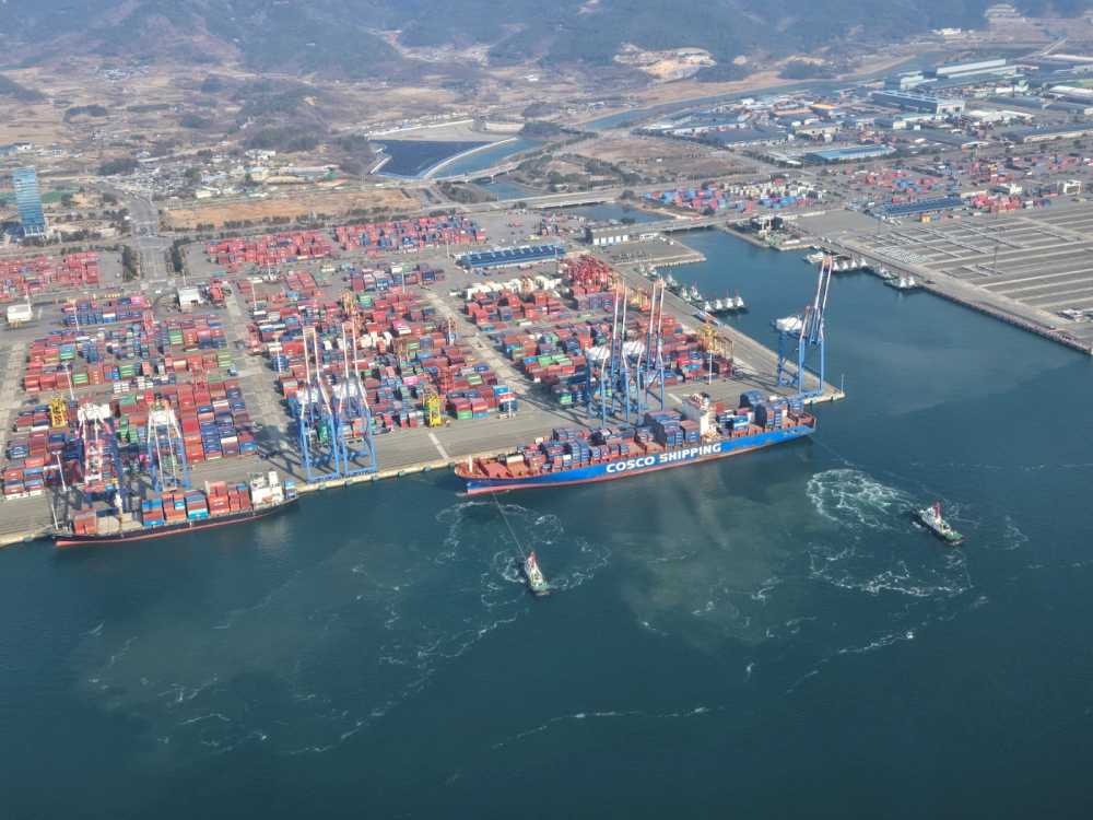 ▲여수해경 해양환경감시원이 해양환경감시를 위해 항공순찰 중 촬영 ⓒ여수해양경찰서