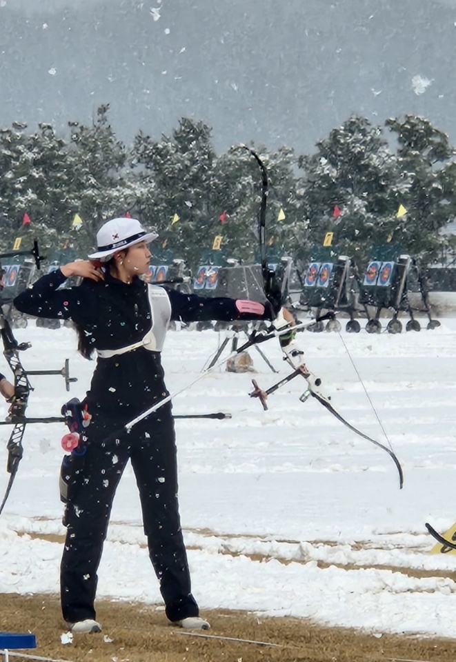▲지난 17일부터 21일까지 전북국제양궁장에서 열린 2025년 국가대표 3차 선발전 경기 ⓒ순천시