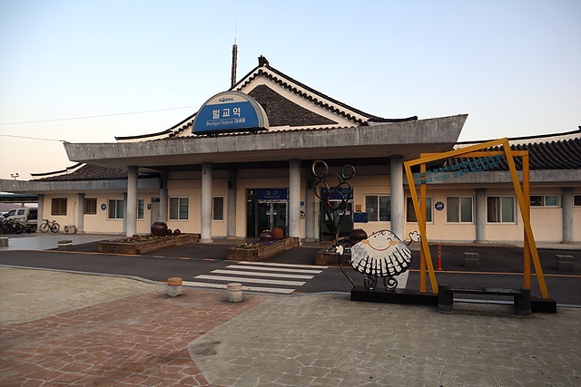 ▲벌교역 모습. 소록도를 가려는 한센인들이 벌교역에서 내려 소록도까지 걸었다고 한다 ⓒ오문수