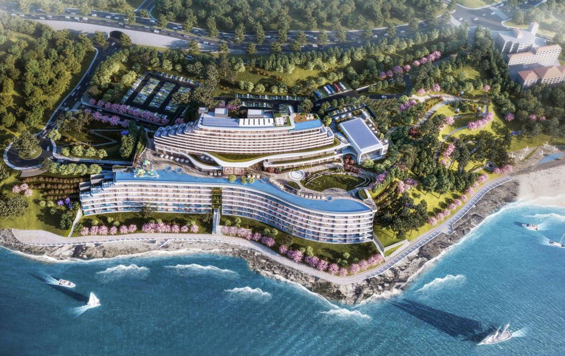 ▲여수 K관광지- 화양지구 힐앤테라스 조감도 ⓒ전라남도