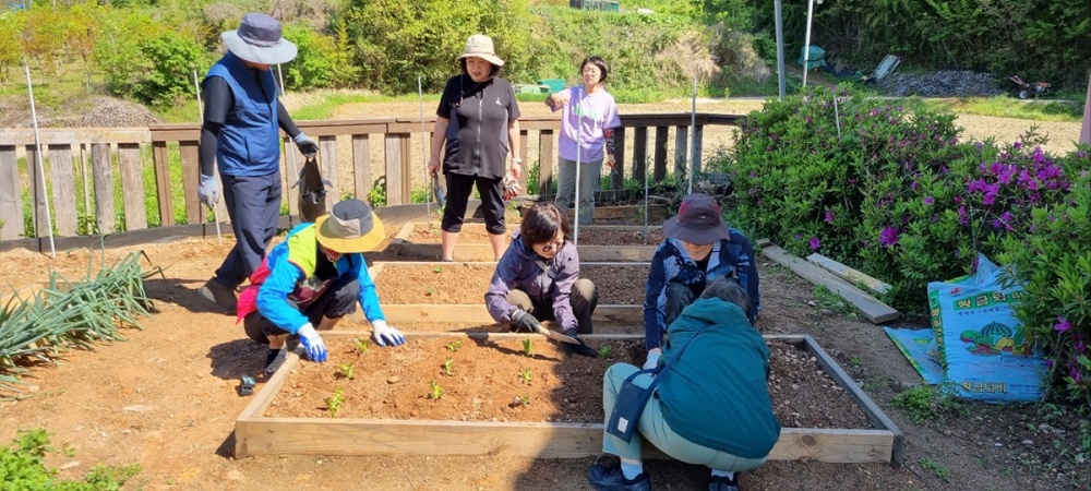 ▲2024년 율촌 여자만마을 마을가꾸기 지역교류 활동모습 ⓒ여수시