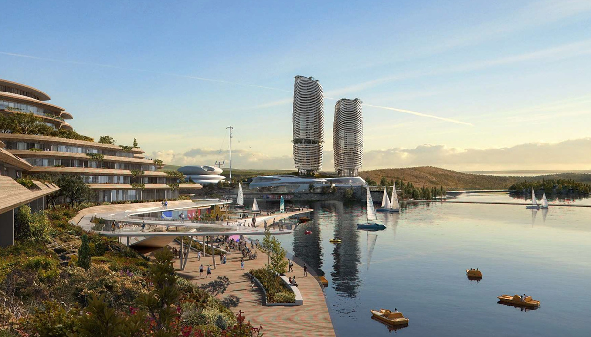 ▲ 여수경도해양관광단지 입지 예정인 5성급 호텔 조감도 ⓒ여수시