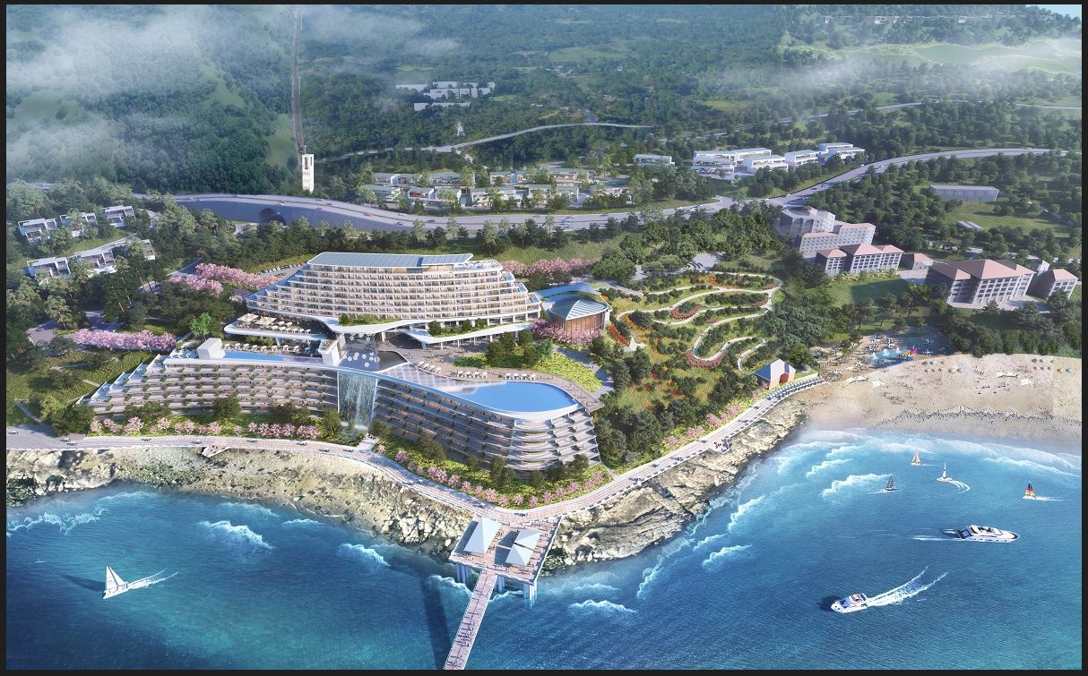 ▲화양복합관광단지에 입지 예정인 ‘힐&테라스 콘도’ ⓒ여수시