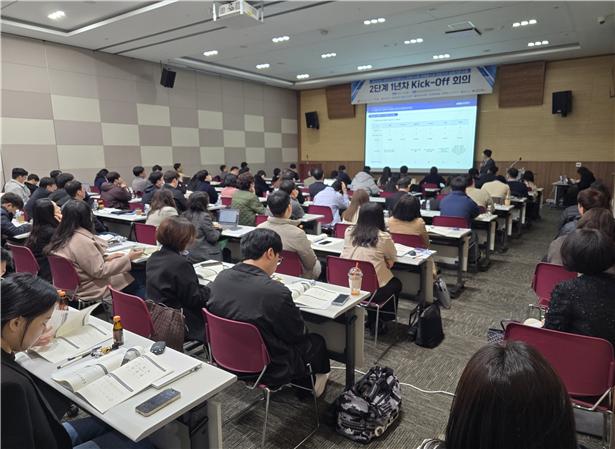 ▲『바이오인터페이싱 인체이식형 생체흡수성 의료기기 실증기반구축』 사업의 ‘2025년도 Kick-Off 회의’를 개최했다. ⓒ전남대학교 산학협력단