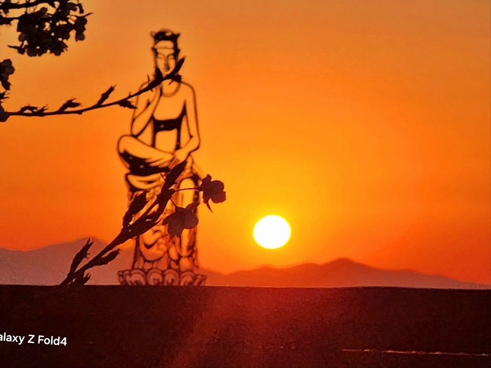 ▲여수 용월사 일출 풍경이다. ⓒ정종현