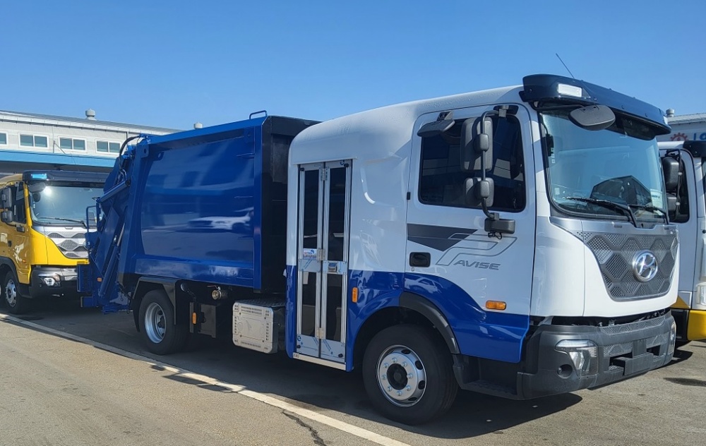 ▲저상형 청소차 ⓒ순천시