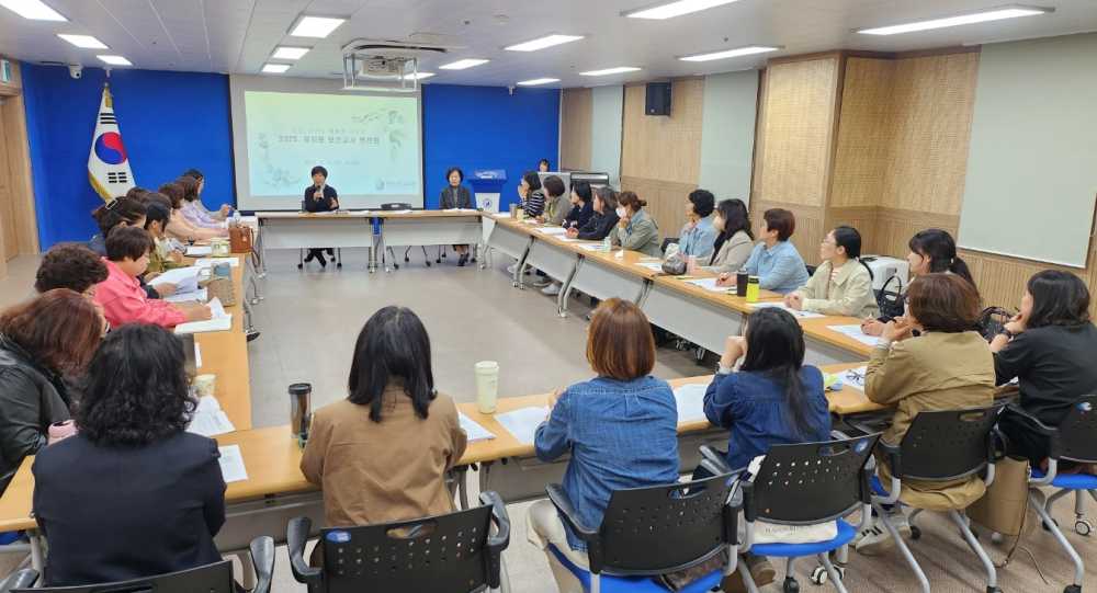 ▲10일 청사 중회의실에서 ‘2025 상반기 역량강화 연찬회’가 진행되고 있다.  ⓒ전라남도교육청