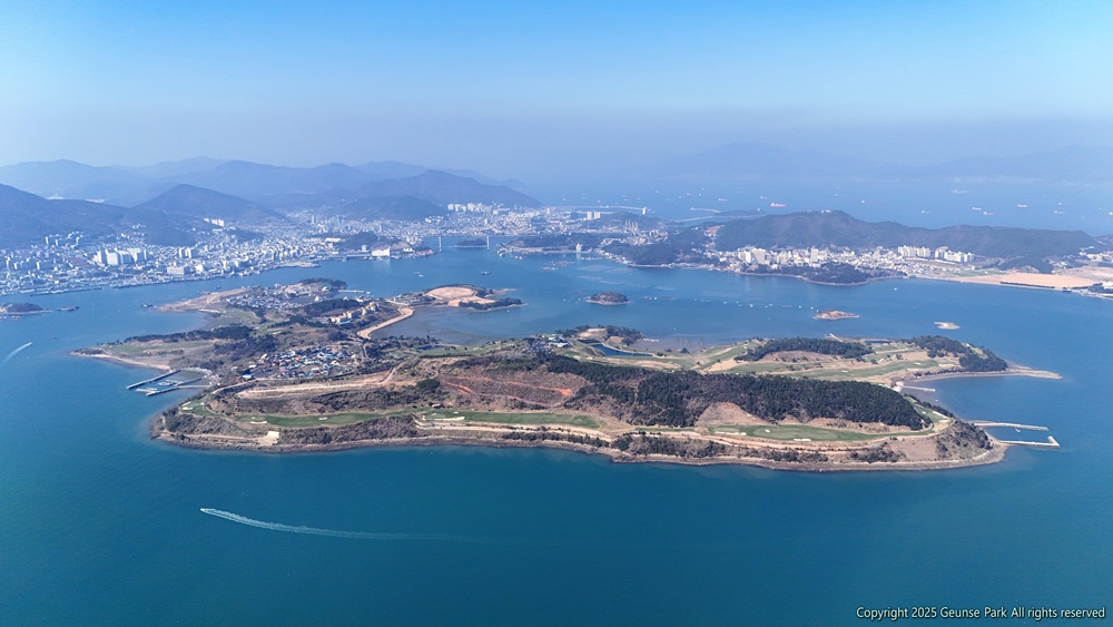 ▲여수 경호동 대경도 전경이다. ⓒ박근세
