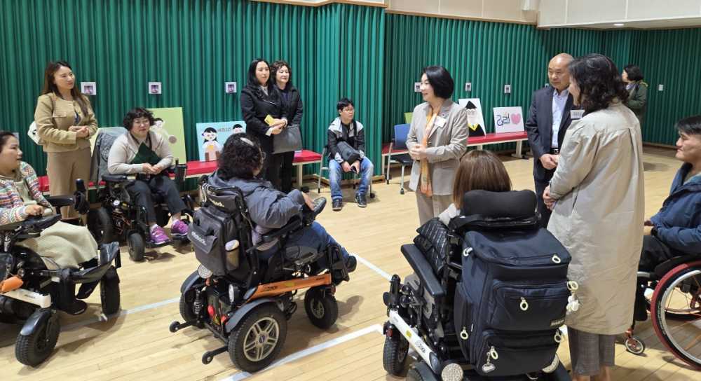 ▲ ‘제45회 장애인의 날’을 맞아 4월 14일 장애인과 비장애인이 함께 어우러지는 기념행사 ⓒ여수시도시관리공단