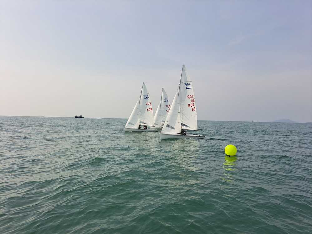 ▲여수시청 요트팀， 해양경찰청장배 요트대회 우승 ⓒ여수시