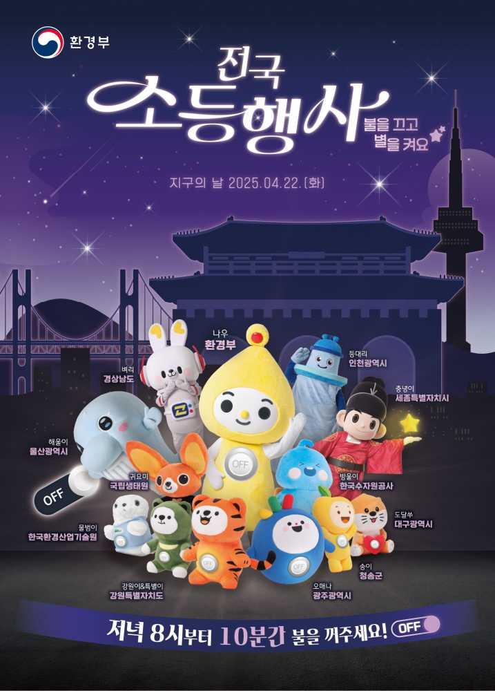 ▲2025년 기후변화주간 전국 소등행사 포스터 ⓒ여수시